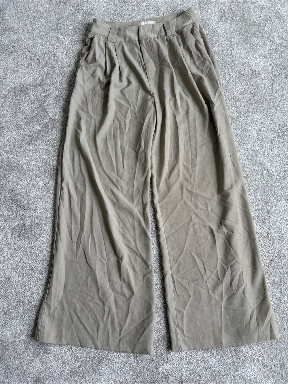 DISSH Zander Taupe Wide Leg Pants Womens